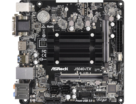 Placa Base ASROCK J5040-ITX (Socket BGA 440 - Intel Pentium J5040 - Mini ITX)