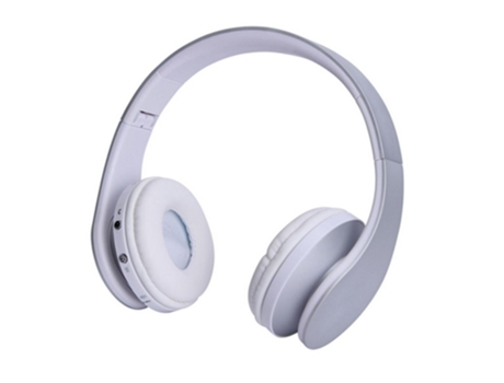 Auriculares Bluetooth Sobre la oreja con micrófono Plegable y liviano Modo Mp3 y radio FM para teléfonos celulares Laptop TV