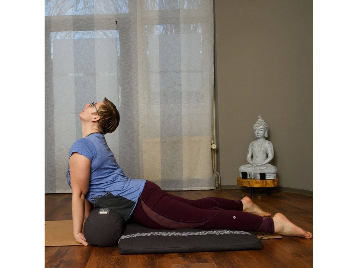 Cojín de meditación Zafu Yoga Sentado - Relleno de trigo sarraceno