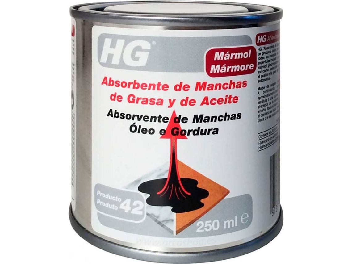Absorbe manchas grasa y aceite para marmol/piedra natural HG 470030130