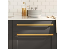 Tiradores para muebles (5 unidades, 480 mm, acero inoxidable, dorados) Wsd543933 Lovely Home