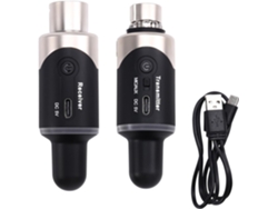 Nuevo Convertidor Transmisor Y Receptor De Micrófono Xlr Uhf-free U801 Para