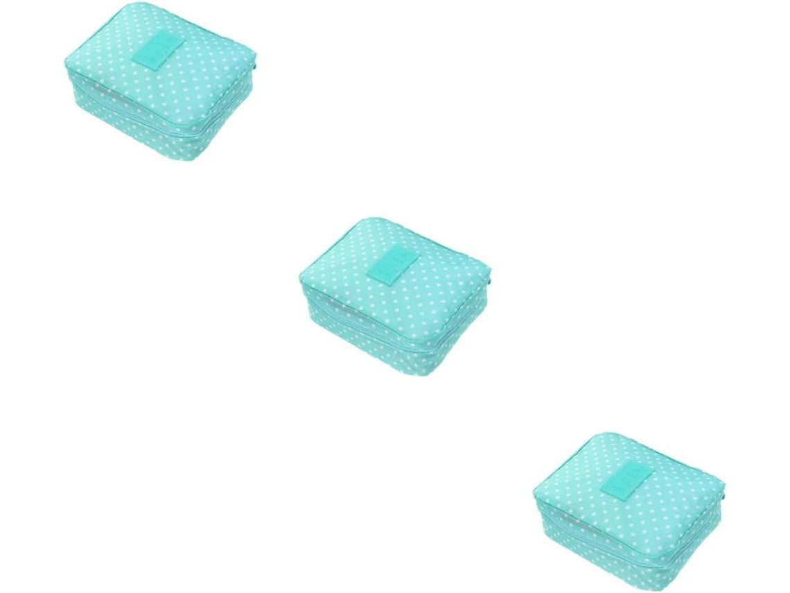 Neceser Multifuncional Portátil De 3 Piezas Para Cosméticos Y Artículos De Aseo Con Capacidad Y Resistencia Al Agua.