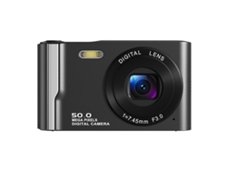 Cámara digital portátil 4K 50MP Zoom digital 16x, Pantalla de 2.8 pulgadas Negro Siurn