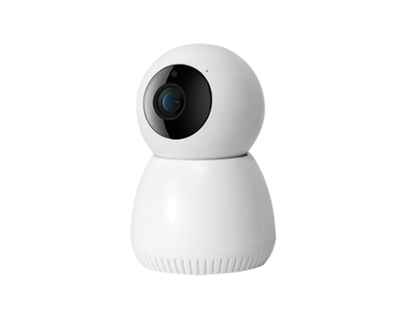 Cámara Monitor de bebé IP inalámbrico WiFi de 3Mp Seguimiento de movimiento automático Vigilancia de seguridad de audio y video bidireccional Blanc...