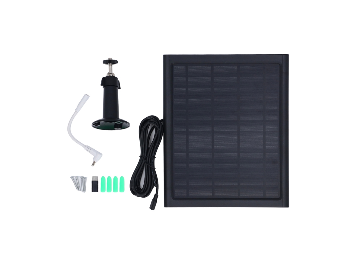 Panel solar para cargador de cámara Arlo 6w Ajustable 360 grados Impermeable IP66 5v Csp6w TB