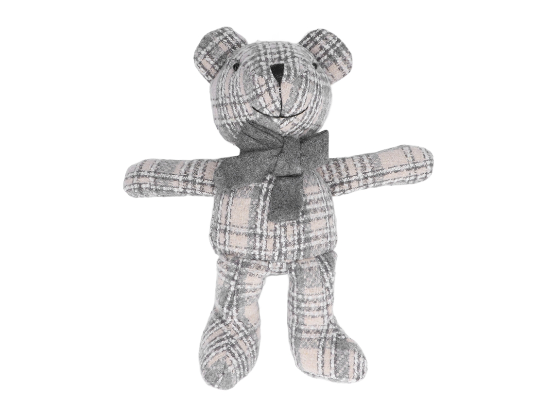 Ats-muñeco De Oso Cartoon Suave Con Lazito 11.81in, Juguete De Peluche Regalo Para Cumpleaños Y San Valentín, Color Caqui