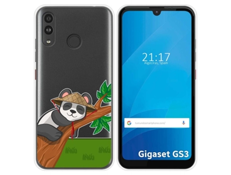 Carcasa Gigaset GS3 TUMUNDOSMARTPHONE Dibujos Transparente Multicolor