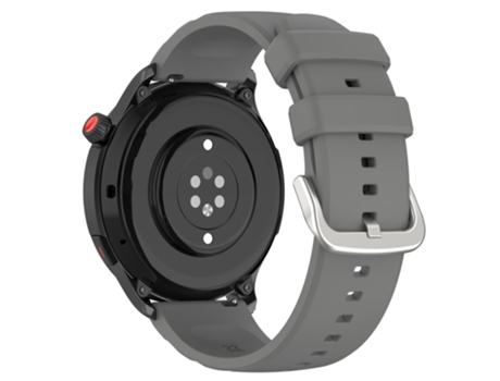 Correa de Silicona 22mm liberación rápida para Samsung Galaxy Watch3 45mm/TicWatch Pro 3 Lite/Mibro Watch X1 - gris oscuro