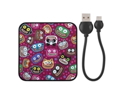 Batería portátil EOOCOO de 8000 mAh con carga rápida - Roja