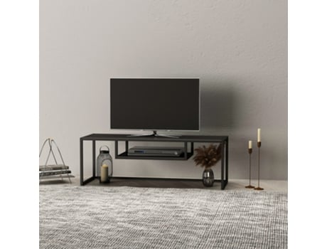 Mueble de TV [EN.CASA] Isokyrö (120 x 40 x 40 cm - Negro)
