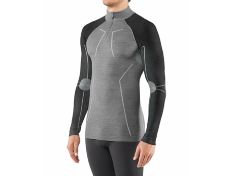 Blusa para Hombre FALKE Wool-Tech Negro para Fitness (2XL)