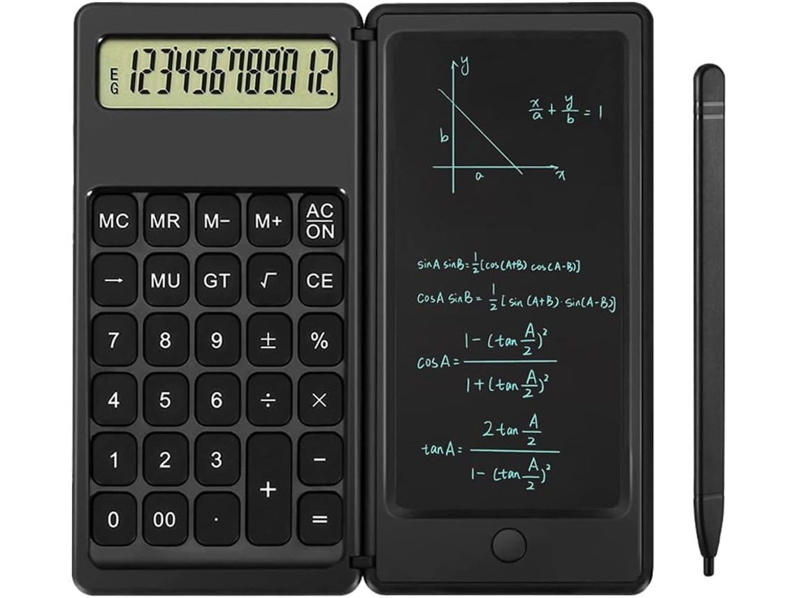 Calculadora táctil inteligente y portátil para funciones de oficina y científicas. Versión de batería C5. Sfushos