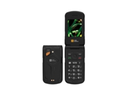 Móvil robusto M10 Flip 4g negro con pantalla AGM de 2,4"