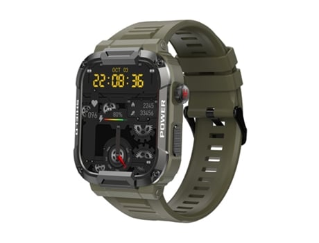 Smartwatch SMANDY MK66 Bluetooth Llamada (Verde)