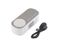 Despertador Digital Reproducción Bluetooth Radio Fm Espejo Altavoz Inalámbrico Hifi