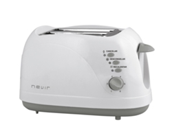 NEVIR Nvr-9823T Mini Horno 2 Rebanadas 750 W Gris Blanco