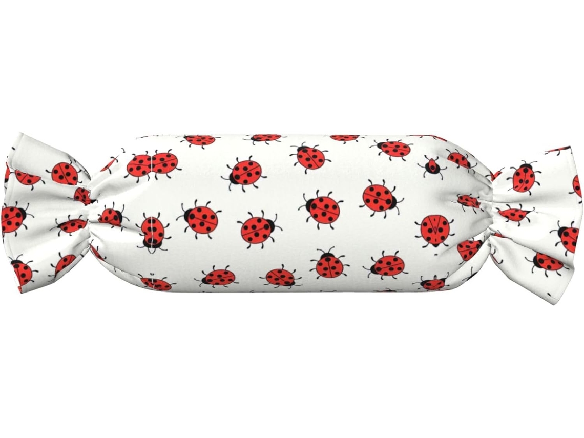 Almohada Cilíndrica Forma Caramelo Felpa Poliéster Espuma Viscoelástica Resistentes Ajustable Fácil Soporte