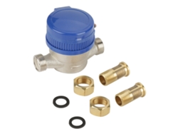 Medidor De Agua Fría De 15 Mm (1/2 Pulgada) Con Accesorios Para Jardín Y Hogar.