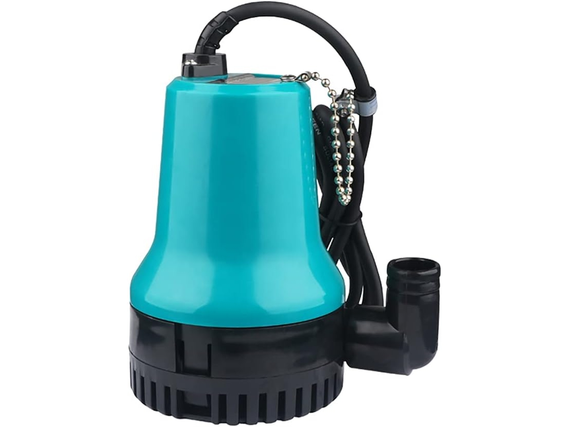 Bomba solar sumergible de 24 V CC, 4,35 m³/h, para riego y circulación de agua (azul), CHRUI (60 W, 2,5 A)