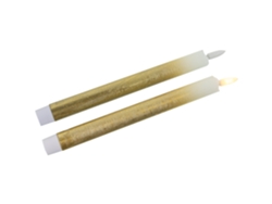 Set 6 Velas DRW Dorado (2x24 cm)