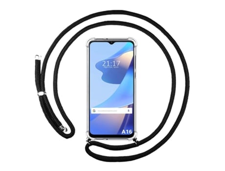 Carcasa Oppo A16 / A16s TUMUNDOSMARTPHONE Colgante Negro