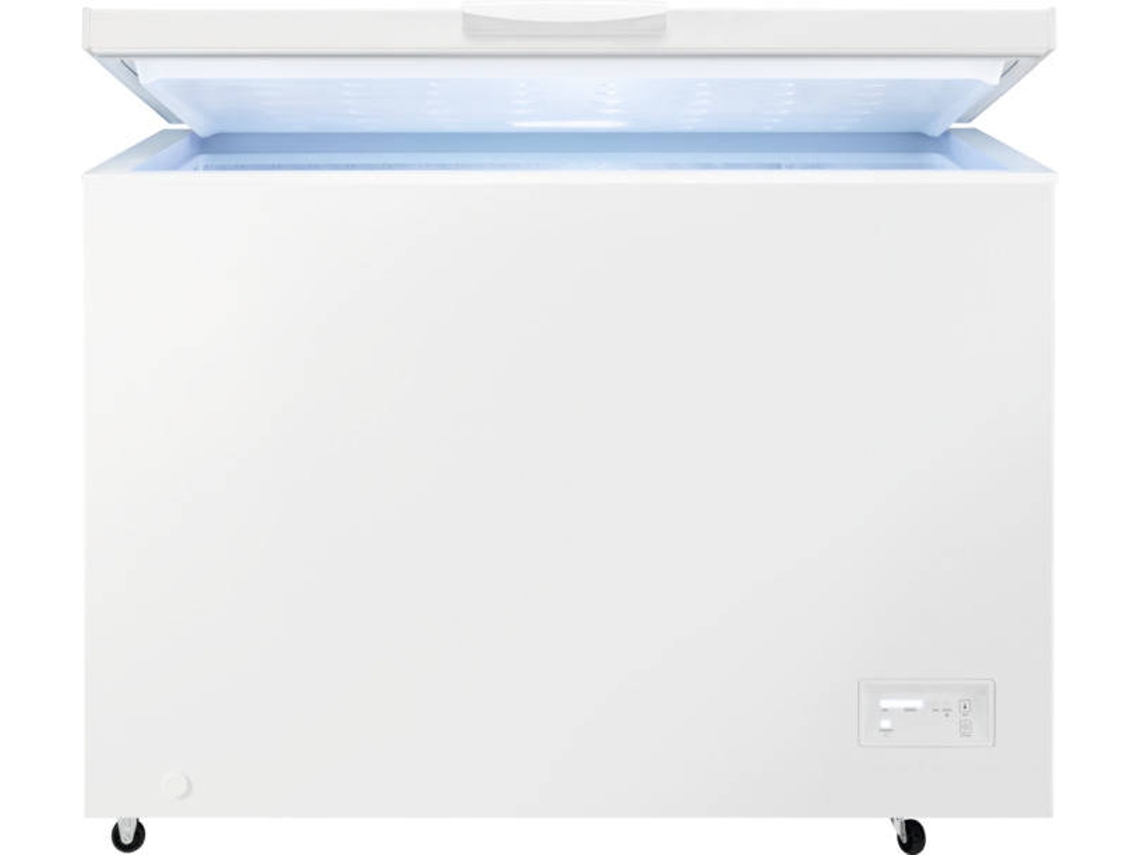 Zanussi Zcan31fw1 Congelador 308l blanco horizontal 845x112x70 de 112 cm 308 motor inverter clase capacidad litros 3 cestos compresor display lcd alarma y visual