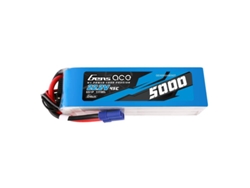 Batería Lipo Gens Ace G Tech de 5000 mAh, 22,2 V, 45 C, 6S1P y conector EC5