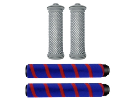 4pcs escova de rolo filtro hepa para aspiradores tineco a10/a11 hero a10/a11