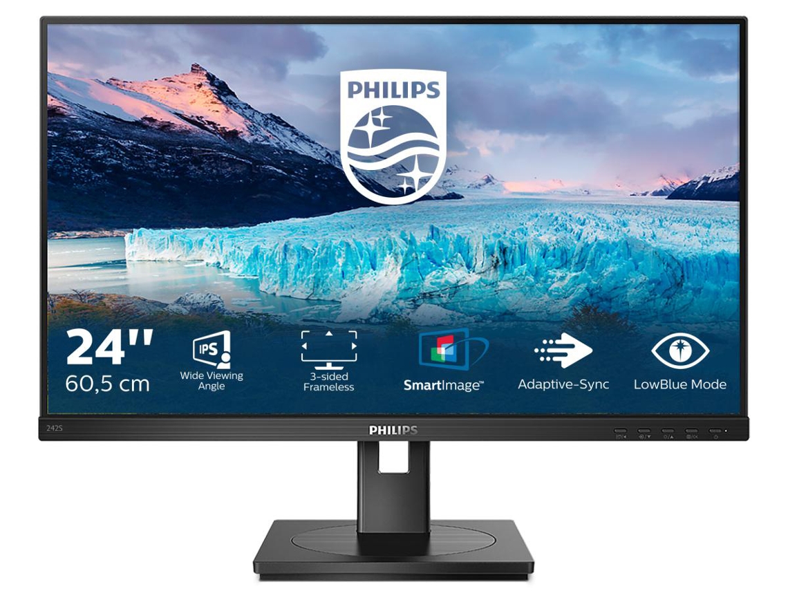 Monitor PHILIPS 242S1AE/00 (23.8" - 75 Hz - 4 ms)