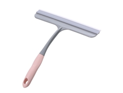 Escobilla de goma antideslizante multiusos Baok para ventanas, espejos y coches - Herramienta de limpieza doméstica - Rosa - 22,3 cm/8,8 pulgadas.