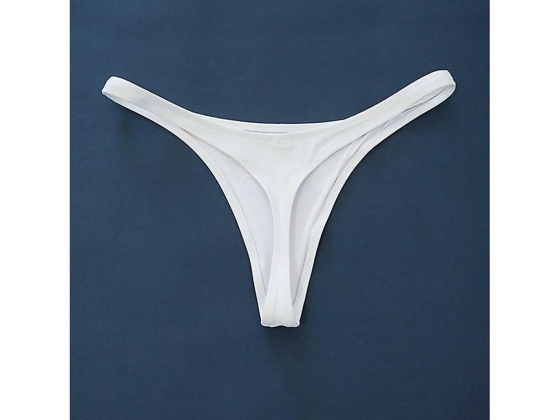 Braguitas De Bikini Tipo Tanga Para Mujer, Ideales Para La Playa Y La Piscina, Con Tejido Elástico De Poliéster.