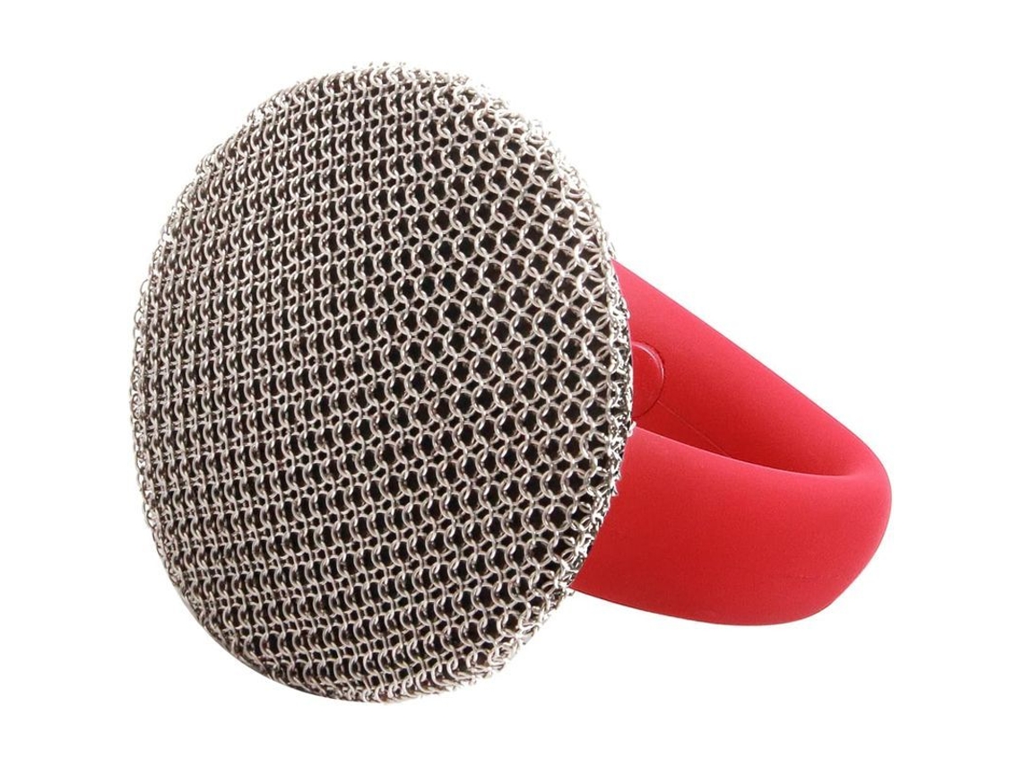 2026-limpiador De Acero Inoxidable 316 Con Mango Antiquemaduras, Cepillo Para Cocina Resistente, Rojo 1 Pieza
