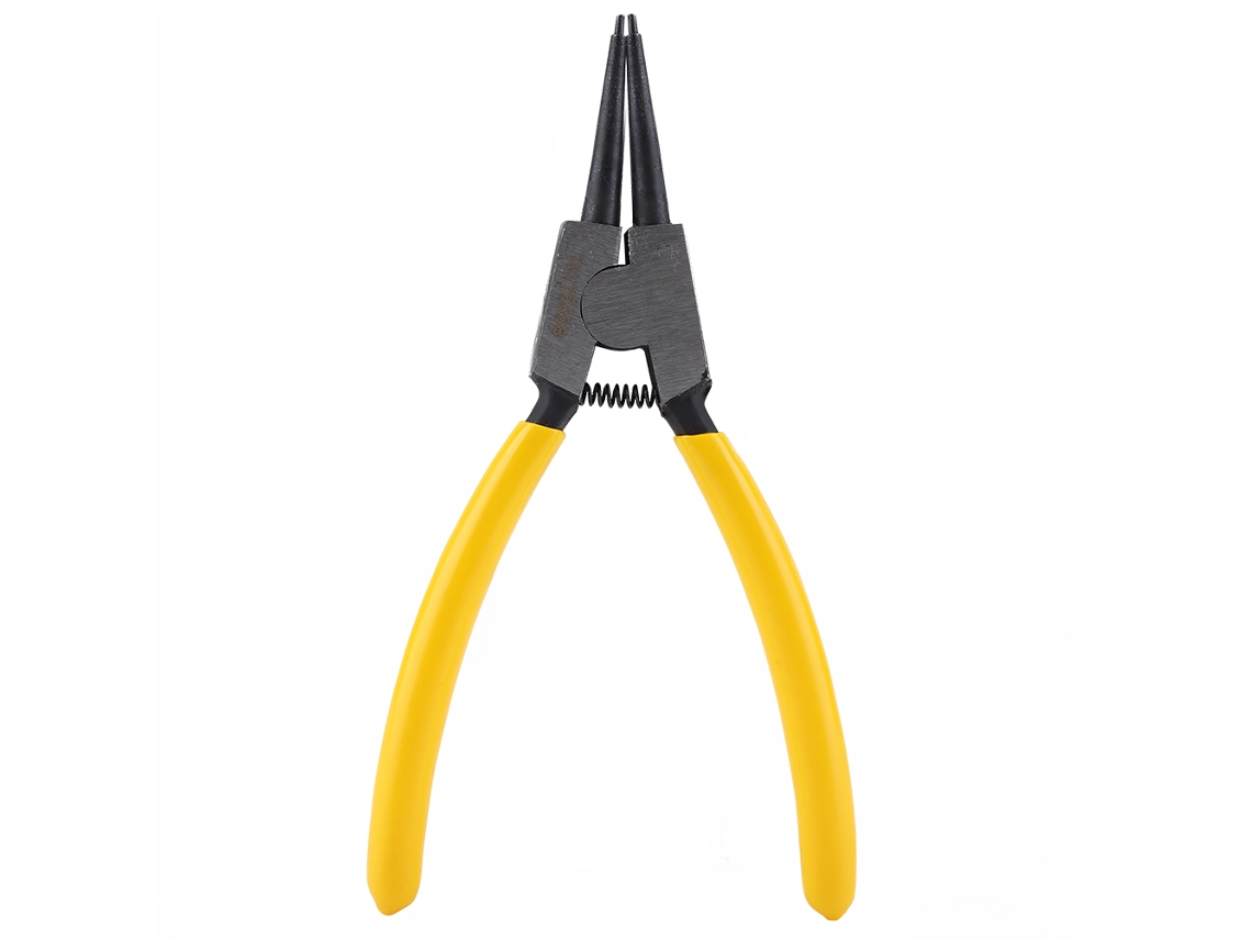 Alicates para anillos de retención, curvos, de acero inoxidable, 15 cm (6 pulgadas), herramienta mecánica TU 150SS | Sin marca
