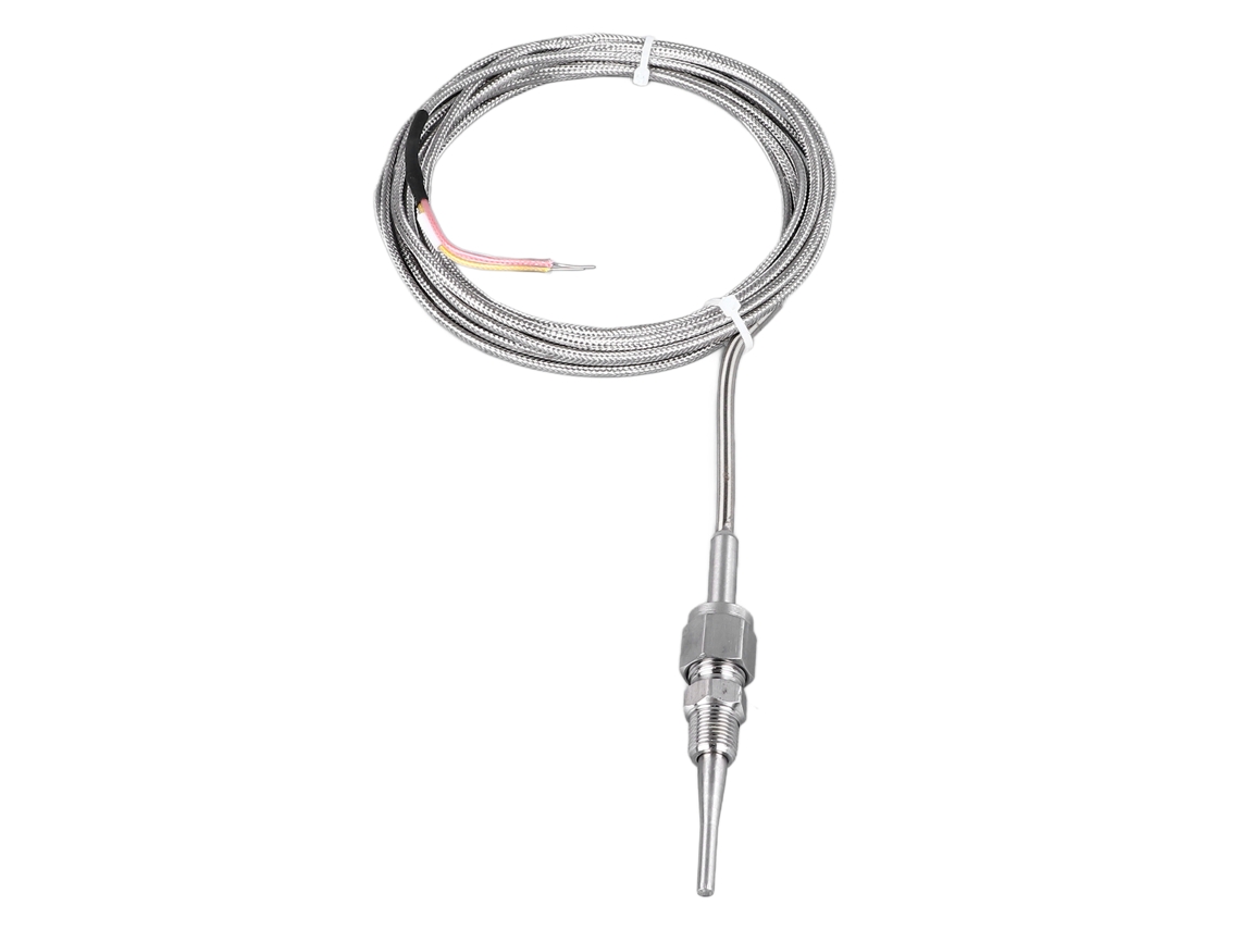 Sonda Termopar Tipo K Ajustable 1/8in Npt Acero Inoxidable Con Cable De 3 Metros