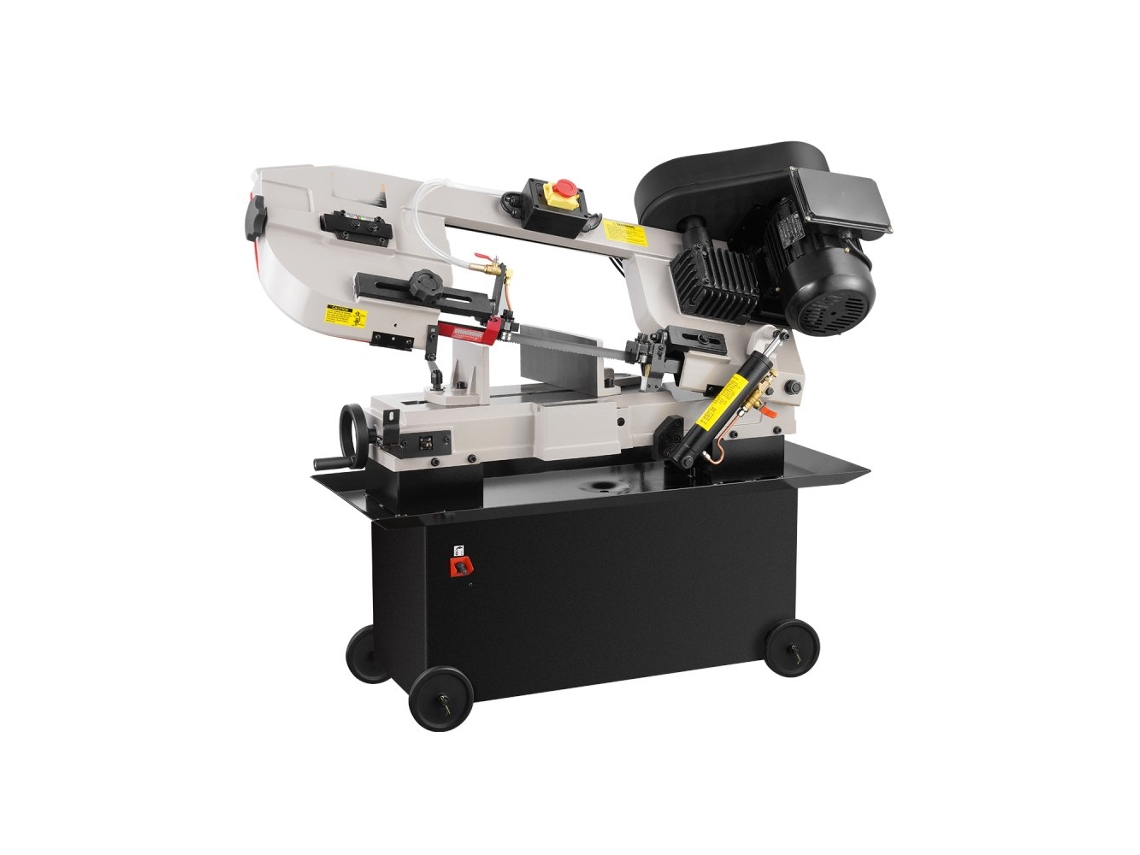 Sierra de cinta para metal horizontal y vertical de 1,1 Kw con corte ajustable Tekmaquinas