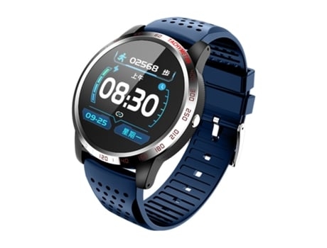 Smartwatches para Hombre Ip68 Reloj Deportivo y Fitness Resistente al Agua Azul AUJEZON
