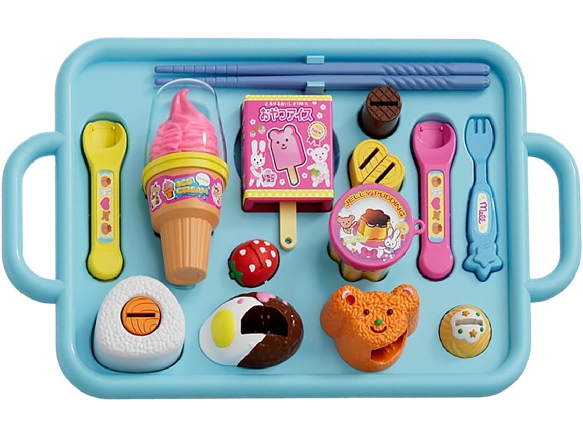 Juguetes de comida, accesorios de juego, juego de cocina de juguete, juego de comida, par Vayotoy