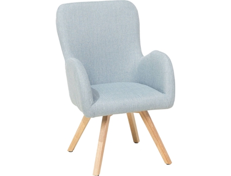 Sillón azul claro BELIANI Bjarn