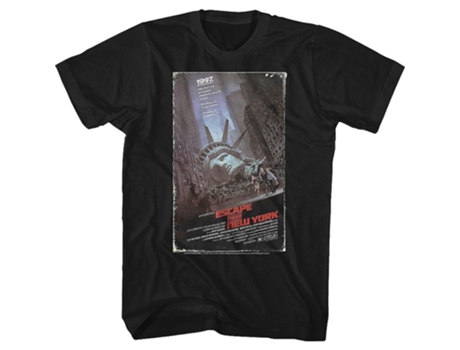 Camiseta ROCKINSTONE VHS Box Artwork Escape de Nueva York (Algodón - S)