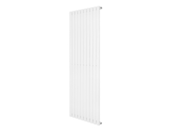 Radiador ovalado de una sola columna 1600x600 mm - Blanco | Acero al carbono, 1,5 mm, 1406 W | Diseño elegante | Alta eficiencia |