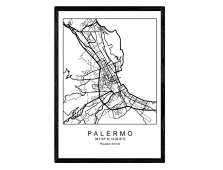 Lámina NACNIC Mapa Palermo (A3)