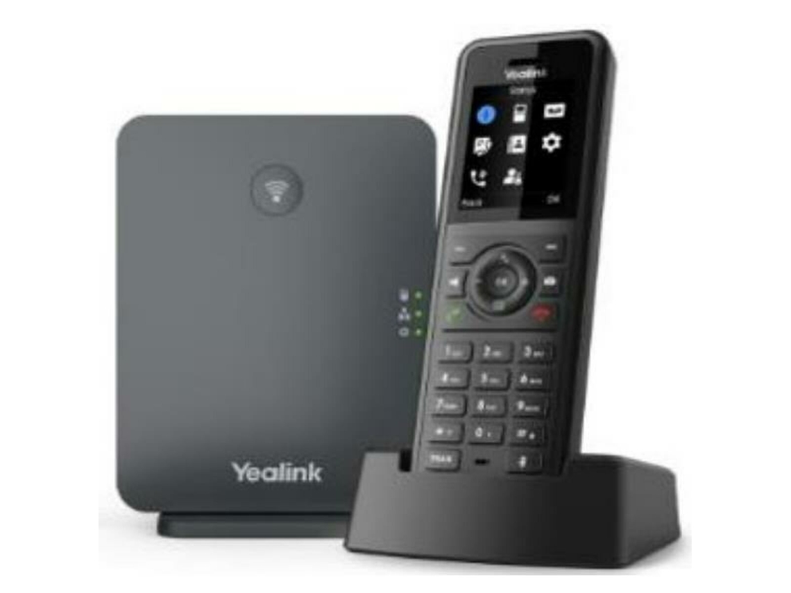 Teléfono Inalámbrico YEALINK YEA_W77P (Negro - RJ45 - Ethernet LAN - PoE x 1)
