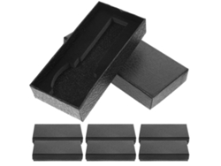Juego de 10 cajas de papel para envolver relojes, cajas de regalo portátiles con fundas de esponja. Hengjian
