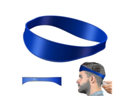 Plantilla para afeitar el cuello, guía de corte y tira curva de silicona para el hogar