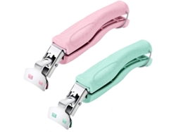 Pinzas De Acero Inoxidable Resistentes Al Calor Para Cuencos Y Platos, 2 Unidades (verde Y Rosa)
