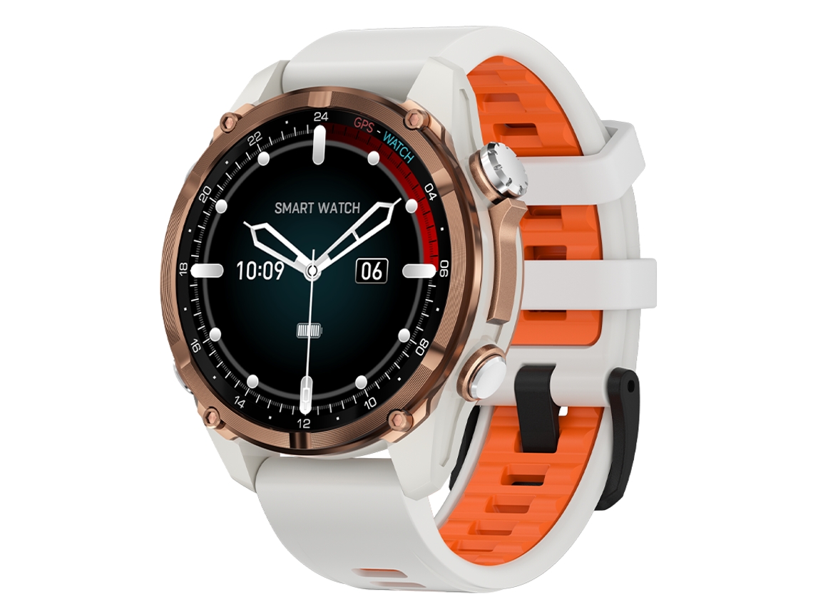 Reloj Inteligente H350pro Gps Deportes Al Aire Libre Amoled Llamada Bluetooth Naranja