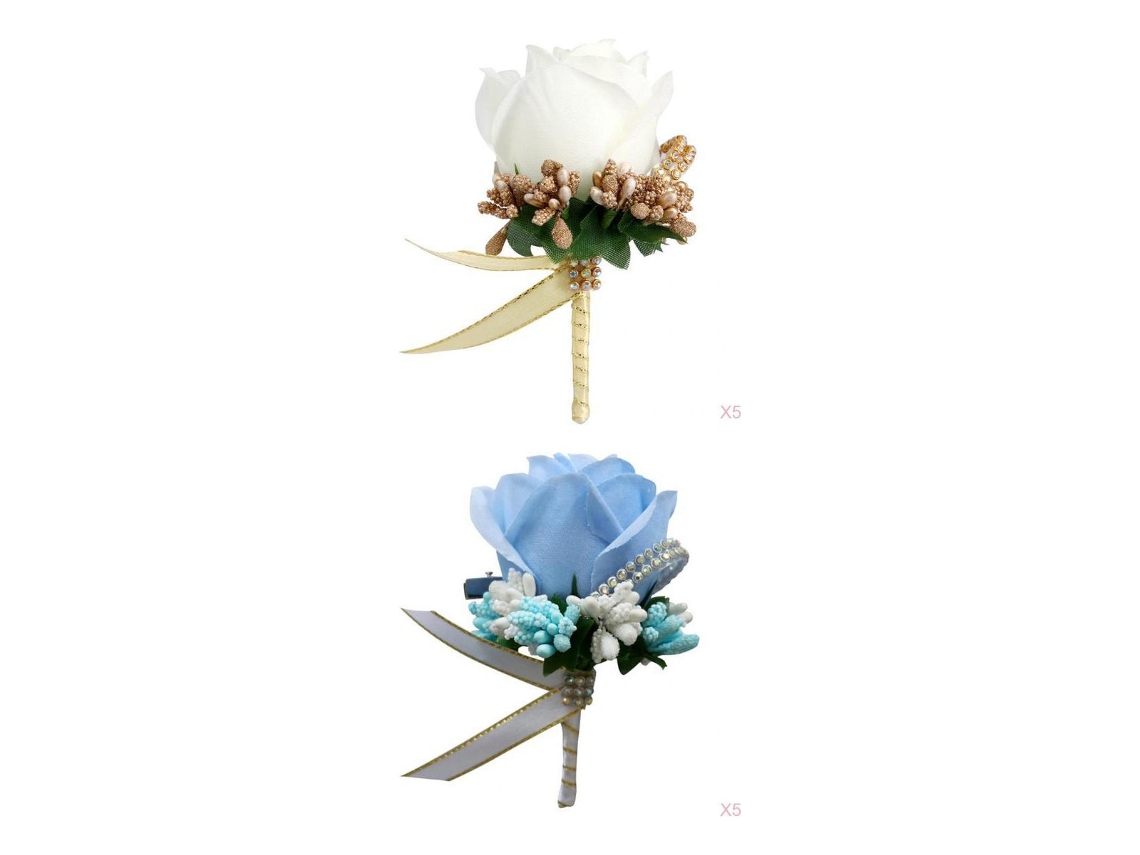 10 broches de tela antiguos con ramilletes y ramilletes slowmoose