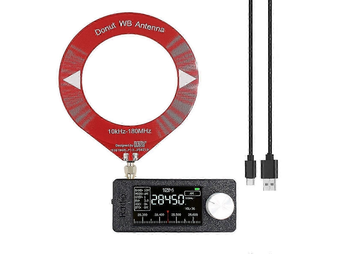 Mini Si4732 Receptor de radio portátil de banda completa de 10 kHz y 180 MHz AM FM HF SW MW VHF GOKOCO