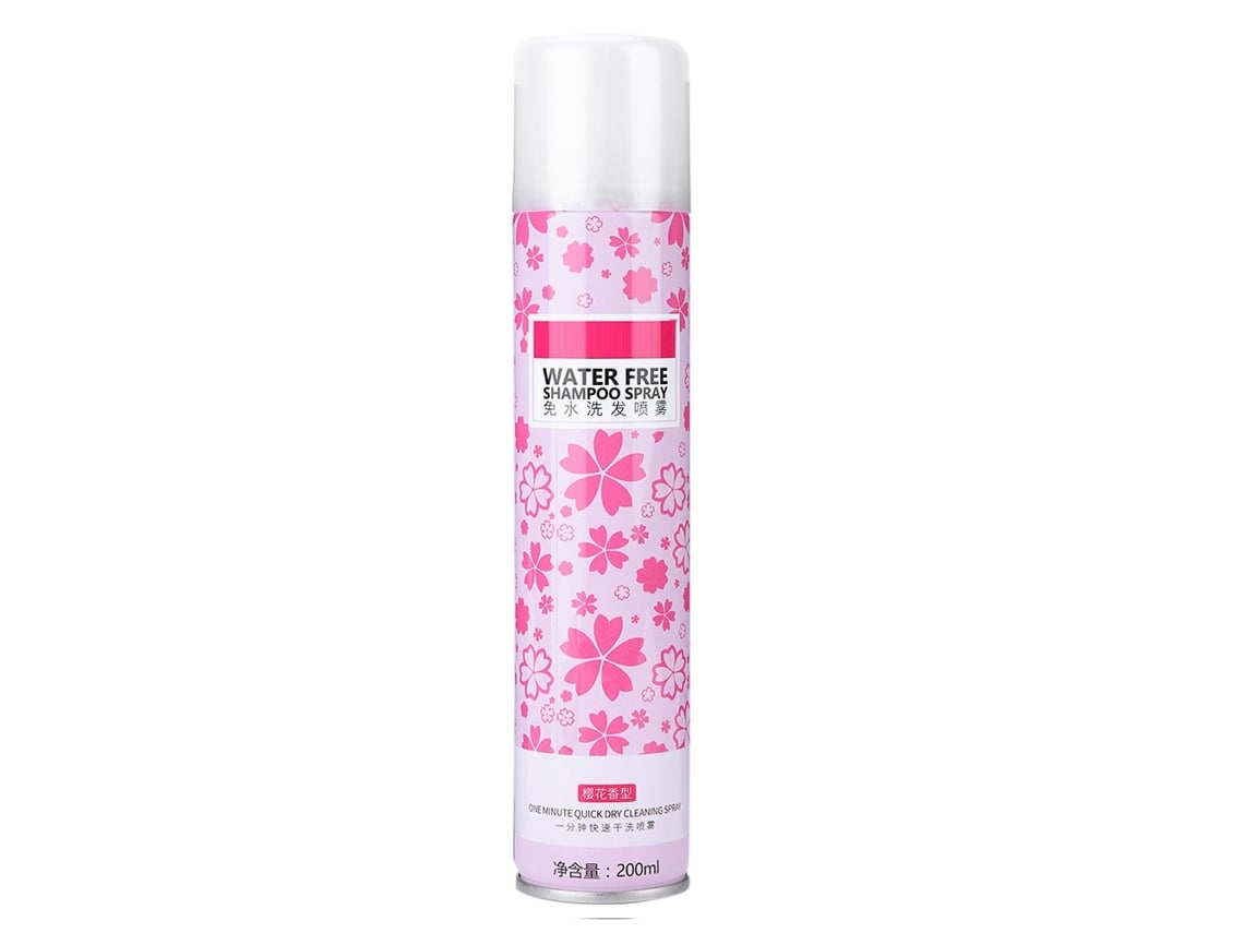 Spray Champú Sin Enjuague 200ml Sabor Sakura Para Ancianos, Pacientes Y Mujeres Embarazadas